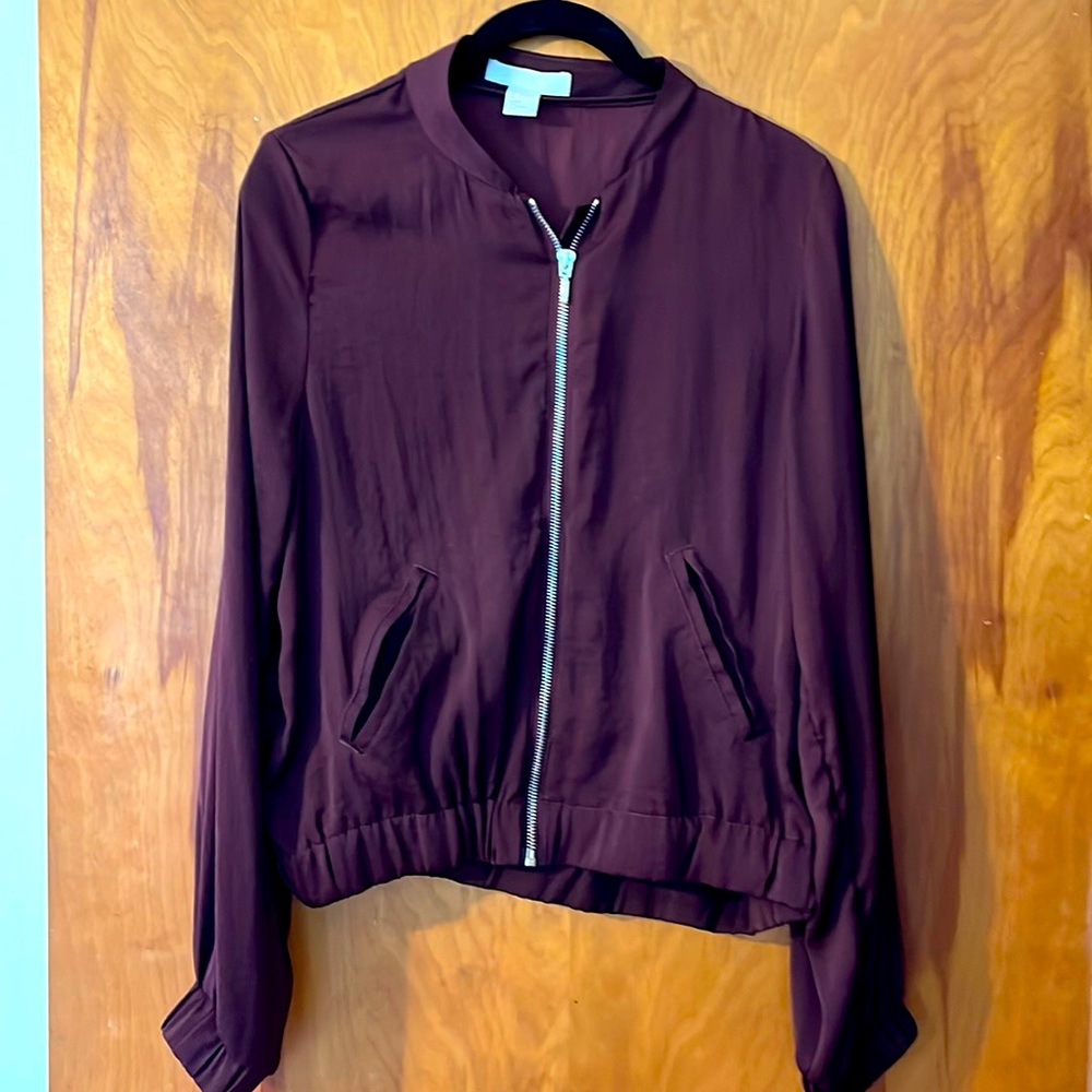 H and M lightweight zip up jacket